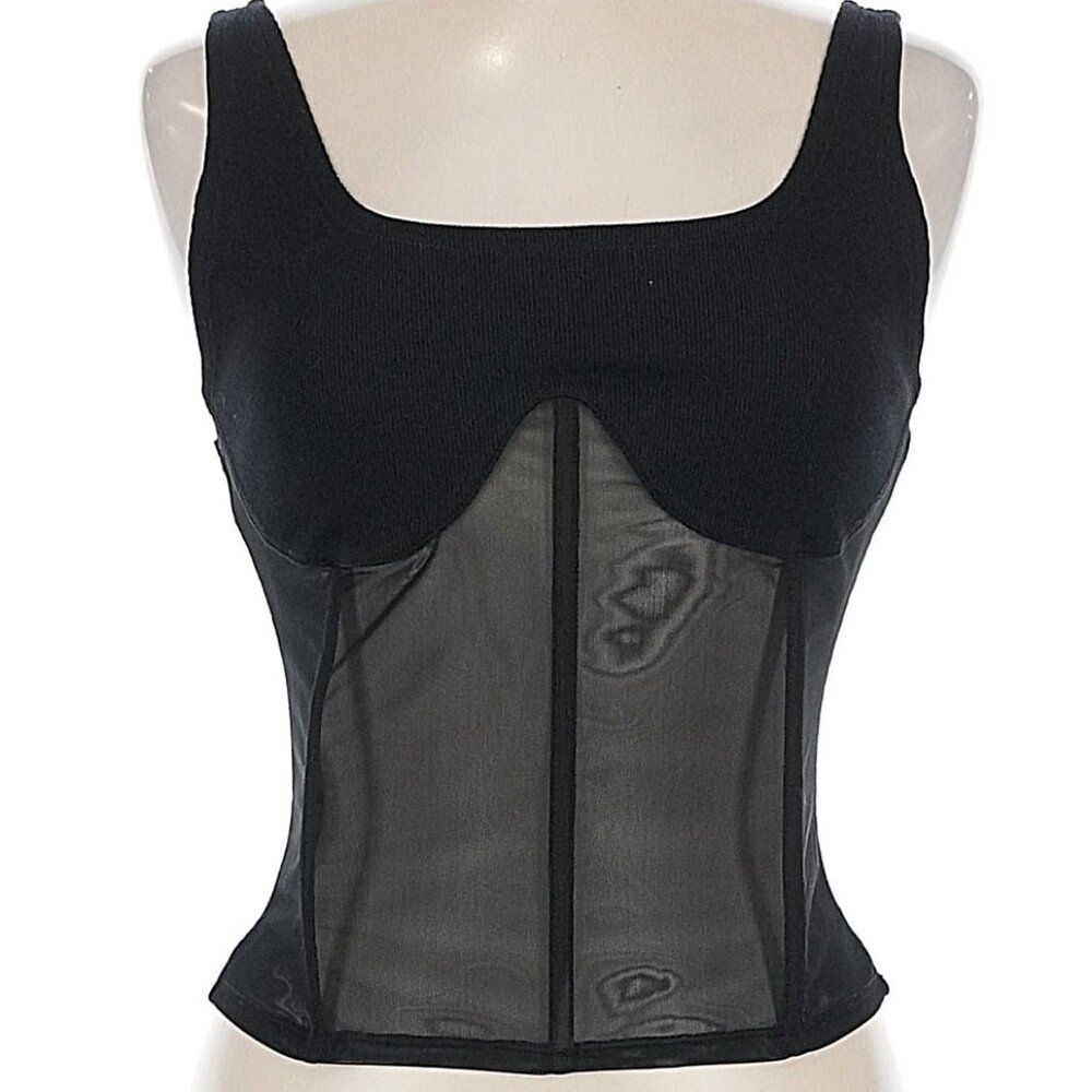 DollsKill Poster Grl Going Faster Underwire Tank Top Black Medium